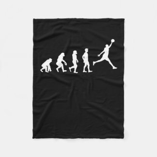 Basketball Evolution Champion Basketball Spieler Fleecedecke