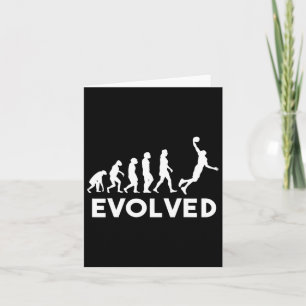 Basketball Evolution Männer Frauen Mädchen Kinder Karte