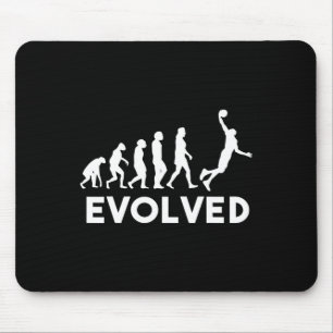 Basketball Evolution Männer Frauen Mädchen Kinder  Mousepad