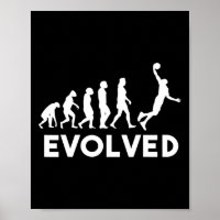 Basketball Evolution Männer Frauen Mädchen Kinder 