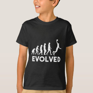 Basketball Evolution Männer Frauen Mädchen Kinder  T-Shirt