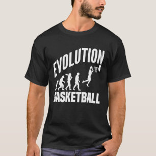 Basketball Evolution vom Affen zum Männchen Ball D T-Shirt
