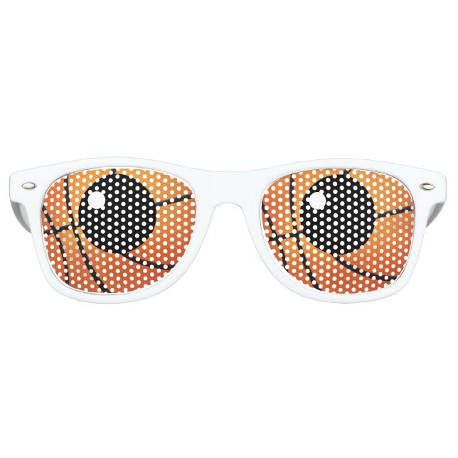 Basketball Eyes | Sportgeschenk Partybrille (Vorderseite)