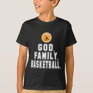 Basketball Familiengottesspieler Christlich T-Shirt