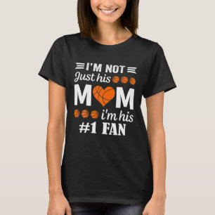 Basketball Fan Mama Zitat Muttertagspenden T-Shirt