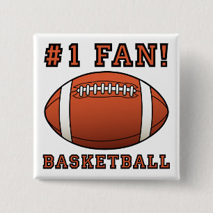 Basketball Fan Not Funny Button Abzeichen Button