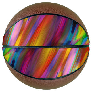Basketball Farbenfrohe digitale Kunst spritzen