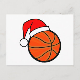 Basketball Feiertagspostkarte