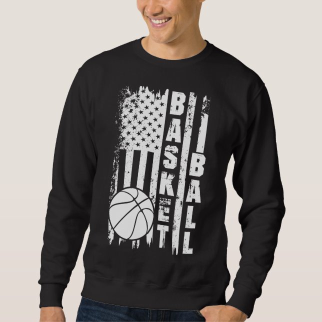 Basketball-Flagge Sweatshirt (Vorderseite)