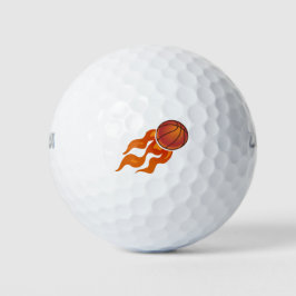 Basketball-Flammen Golfball