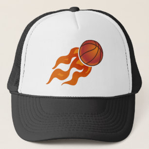 Basketball-Flammen Truckerkappe