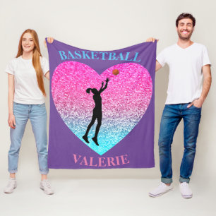 Basketball-Flanelldecke Fleecedecke
