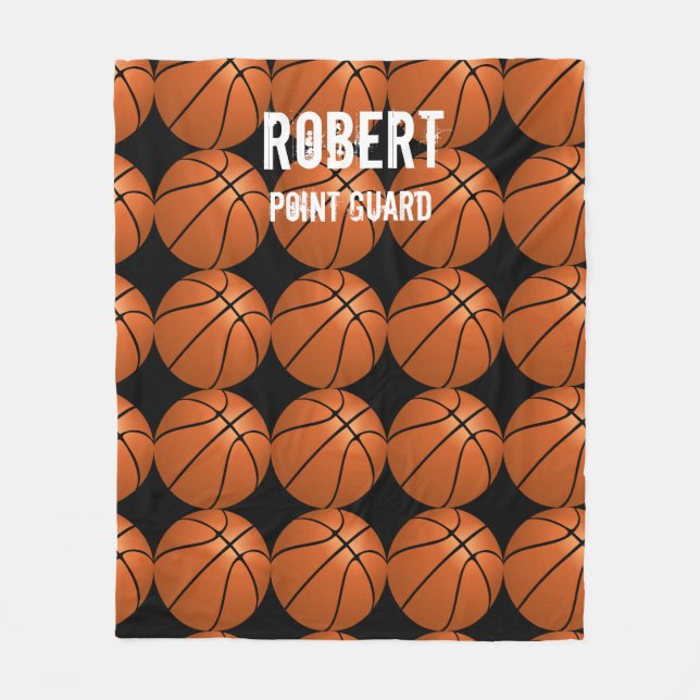 Basketball Fleece Blanket Sportfans (Vorderseite)