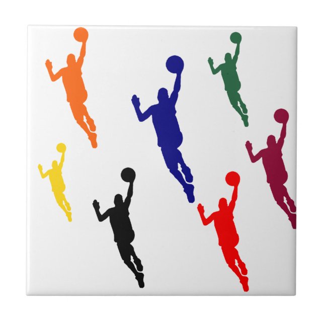 BASKETBALL FLIESE (Vorderseite)