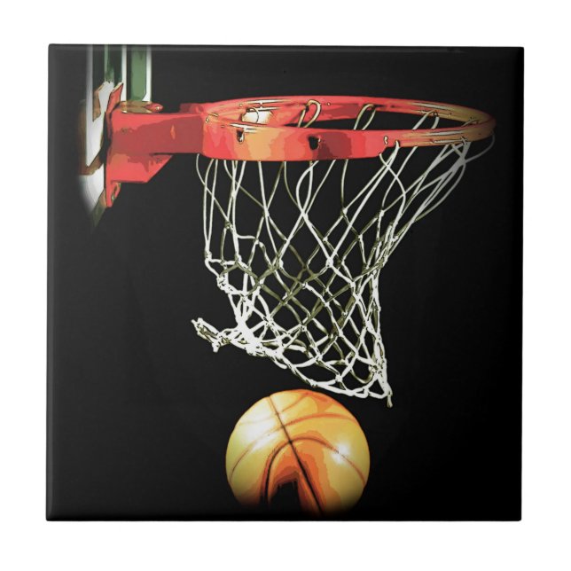 Basketball Fliese (Vorderseite)