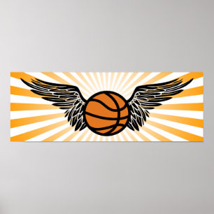 Basketball: Flügel Poster