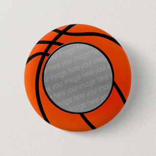 Basketball-Foto Button