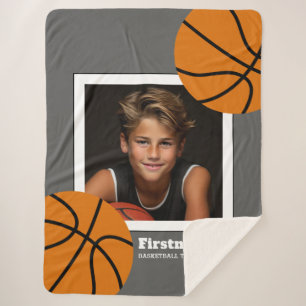 Basketball Foto Name hinzufügen - Farbe bearbeiten Sherpadecke