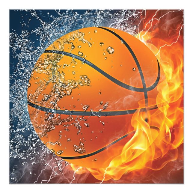 Basketball Fotodruck (Vorne)