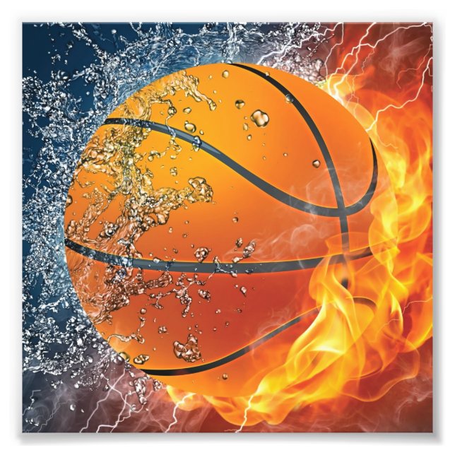 Basketball Fotodruck (Vorne)