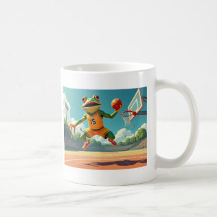 Basketball Frosch links Tasse
