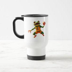 Basketball Frosch Reisebecher zweiseitig