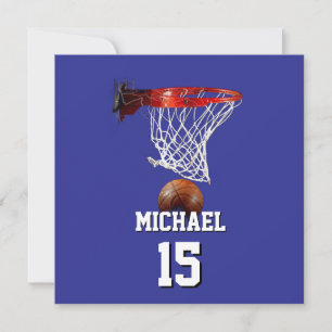 Basketball Fügen Sie Ihren Namen und Ihre Nummer P