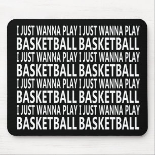 basketball funny sayings mousepad