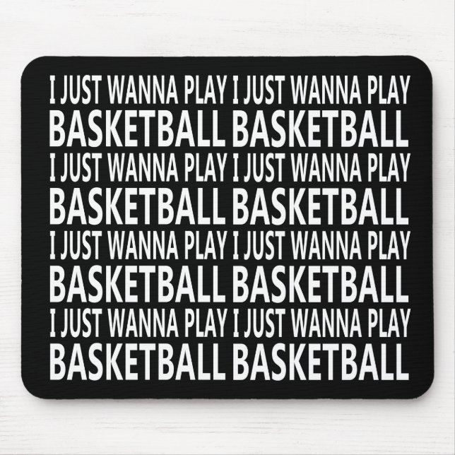 basketball funny sayings mousepad (Vorne)