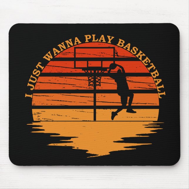 basketball funny sayings mousepad (Vorne)