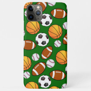 Basketball Fußball Football Baseball Sportthema iPhone 11 Pro Max Hülle