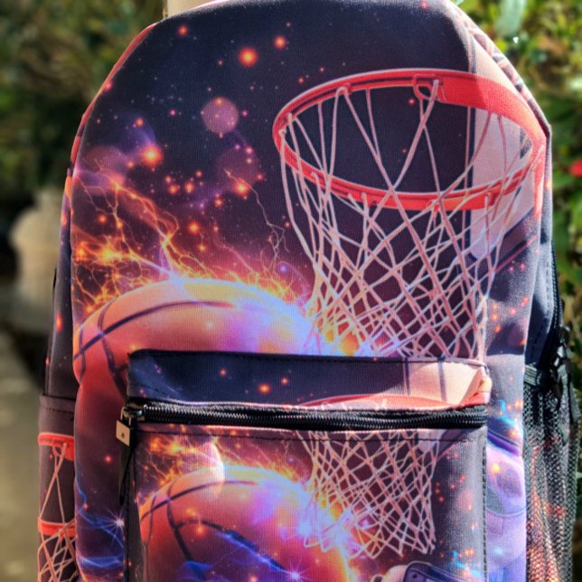Basketball Galaxy Style Bedruckter Rucksack (Von Creator hochgeladen)
