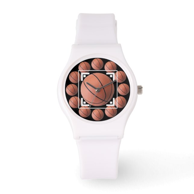 Basketball Galour Sporty Armbanduhr (Vorderseite)