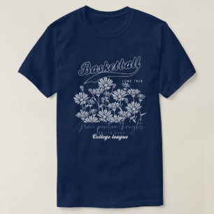 "Basketball & Gänseblümchen Grafik-T-Shirt T-Shirt