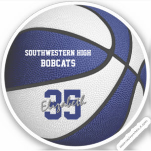 Basketball-Gastgeschenke Aufkleber