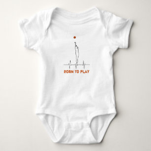 Basketball Geboren Baby Strampler