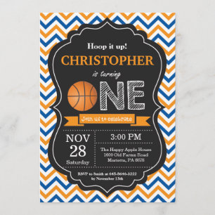 Basketball Geburtstag Einladung 1. Geburtstag Part