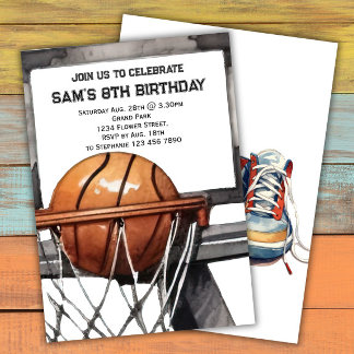 Basketball Geburtstag Einladung Basketball Party