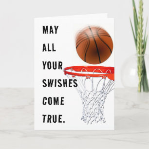 Basketball-Geburtstagsgruß Karte