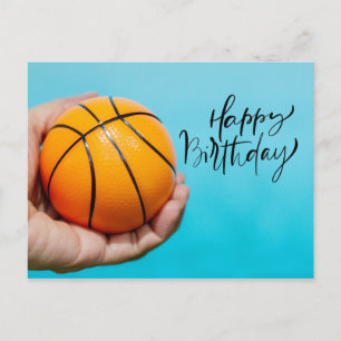 Basketball Geburtstagskarte Postkarte