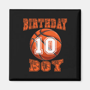 Basketball - Geburtstagskind 10 Jahre alt 10. Gebu Magnet