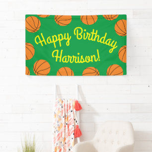 Basketball Geburtstagsparty Banner