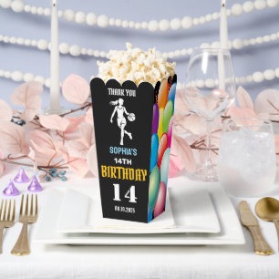 Basketball Geburtstagsparty, Basketball Girl Playe Geschenkschachtel