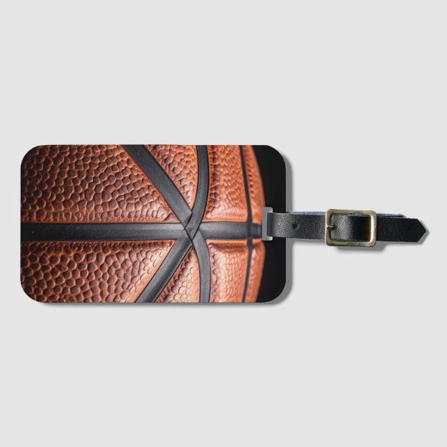 basketball gepäckanhänger (Vorderseite (Horizontal))