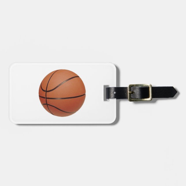 Basketball-Gepäckanhänger Gepäckanhänger (Vorderseite horizontal)