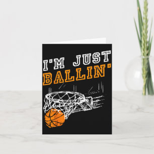 Basketball-Geschenk für Trainer Spieler Jungen Mäd Karte