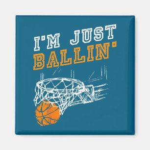 Basketball-Geschenk für Trainer Spieler Jungen Mäd Magnet
