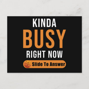 Basketball Gift Funny Saying Postkarte