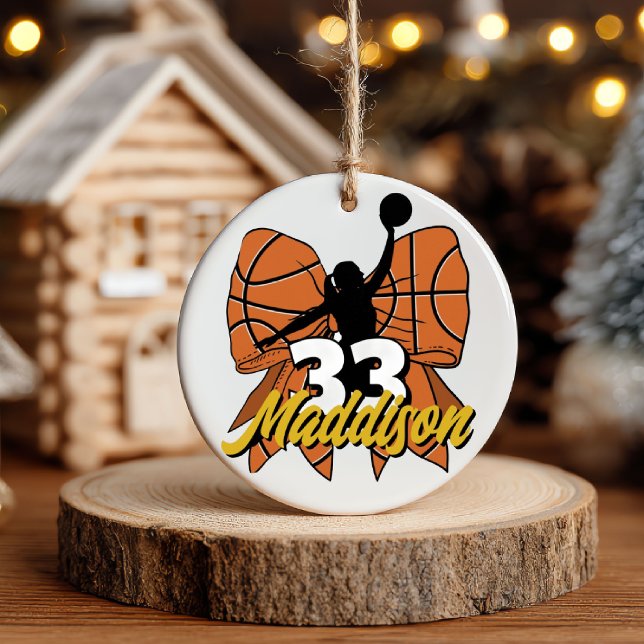 Basketball Gift, Team Gift, Player gift, Basketbal Keramik Ornament (Von Creator hochgeladen)