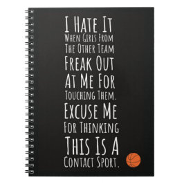 Basketball Gifts Girls Player Women Female For Her Notizblock